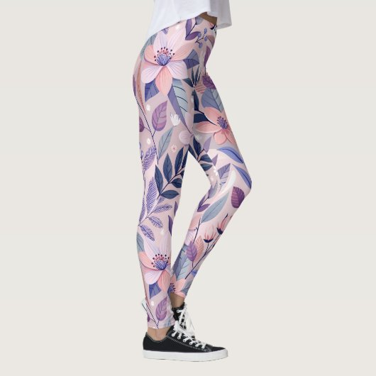 Bloemenprint Leggings – Mode ontmoet functie (Rechts)