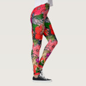 Bloemenprint Leggings voor vrouwen (Rechts)