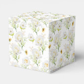 Bloemenprint Party Favor Box Bedankdoosjes (Achterkant)