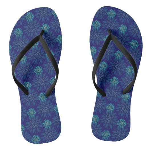 Bloemenprint teenslippers (Voetbed)