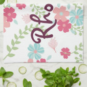  bloemenprint theedoek (Gevouwen)