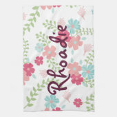  bloemenprint theedoek (Verticaal)