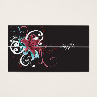 Bloemenprofielkaart Visitekaartje