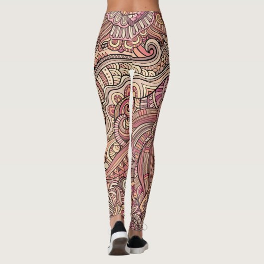 bloemenpuls leggings (Achterkant)