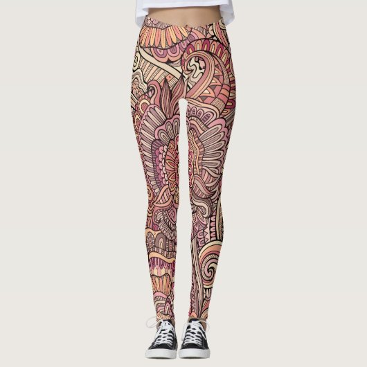 bloemenpuls leggings (Voorkant)