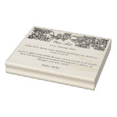 Bloemenrand aanpassen rubberstempel (Stempel)