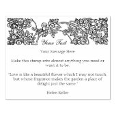 Bloemenrand aanpassen rubberstempel (Afrduk)