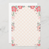 bloemenrand kaart (Voorkant / Achterkant)