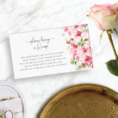 Bloemenrecept Informatiekaartje