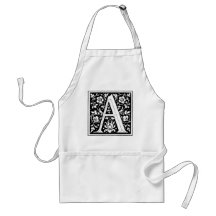 Bloemenrenaissance alfabet letter A