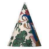  bloemenrenaissance behang. feesthoedjes (Links)