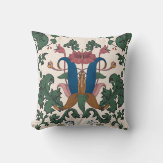  bloemenrenaissance behang. kussen