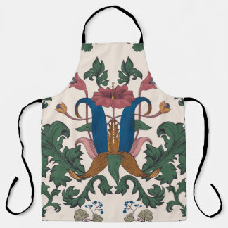  bloemenrenaissance behang. schort