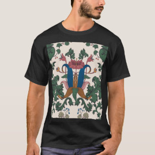 bloemenrenaissance behang. t-shirt