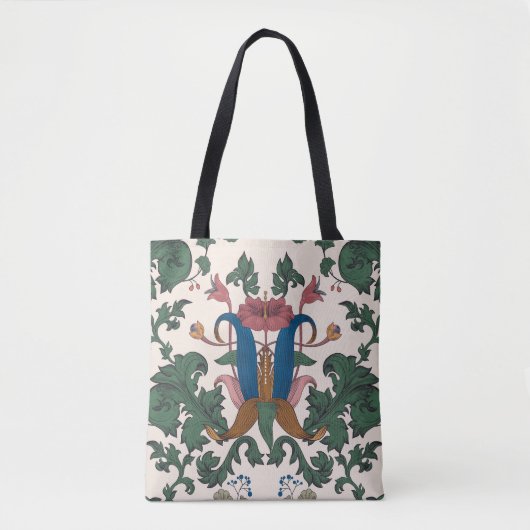  bloemenrenaissance behang. tote bag (Voorkant)