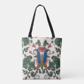  bloemenrenaissance behang. tote bag (Achterkant)