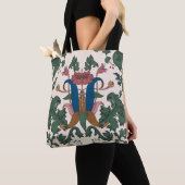  bloemenrenaissance behang. tote bag (Dichtbij)