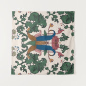 bloemenrenaissance behang. wandkleed (Voorkant (horizontaal))