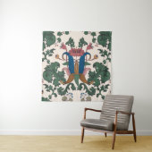 bloemenrenaissance behang. wandkleed (In situ)