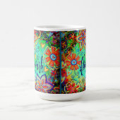  bloemenrijke Inspirerend Girly Koffiemok (Center)