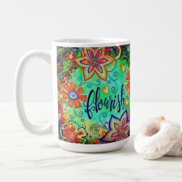 bloemenrijke Inspirerend Girly Koffiemok