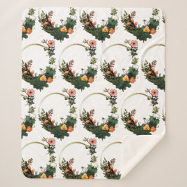 Bloemenring Sherpa Deken