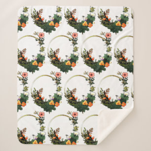 Bloemenring Sherpa Deken