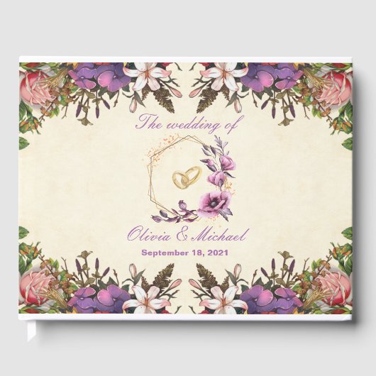 Bloemenringen Gastenboek (Voorkant)