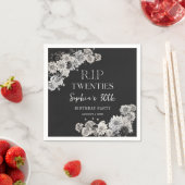 Bloemenrip 20s 30th Birthday Party Servetten (Insitu)