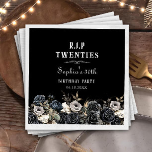 Bloemenrip 20s 30th Birthday Party Servetten