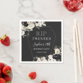 Bloemenrip 20s 30th Birthday Party Servetten (Insitu)