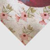 bloemenrode papegaai tissuepapier (Detail)