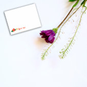 Bloemenrode poppie post-it notities post-it® notes