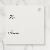 Bloemenrood en groen Lijst dank u Bedankjes Labels (Achterkant)