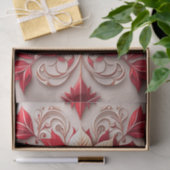 Bloemenrood wit poinsettia Elegante illustratie Tissuepapier (Geschenk)