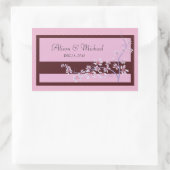 Bloemenroze - bruiloft zegel (Tas)