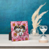 bloemenroze daisy personaliseren sjabloon fotoplaat (Insitu)