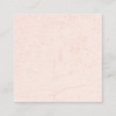 Bloemenroze en blauwe Waterverf Bloemen Receptie Informatiekaartje (Achterkant)