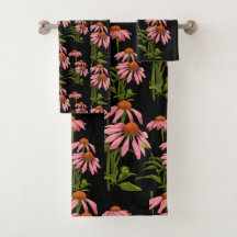 Bloemenroze en zwart