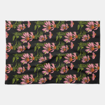 Bloemenroze en zwart