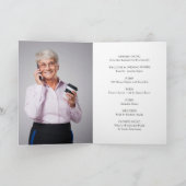 Bloemenroze foto gedenkteken volgorde van service (Binnen)