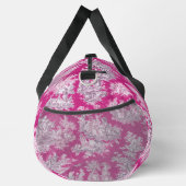 bloemenroze magenta toile de jouy monogram plunjezak (Rechts)