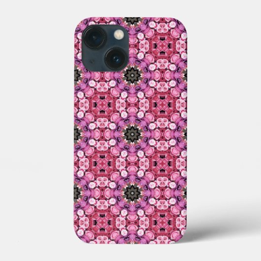 Bloemenroze patroon Case-Mate iPhone case (Achterkant)