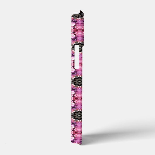 Bloemenroze patroon Case-Mate iPhone case (Achterkant / Rechts)