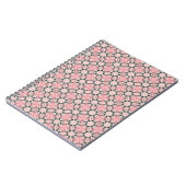 Bloemenroze patroon notitieboek (Linkerzijde)