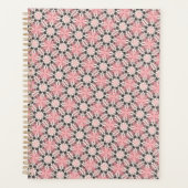Bloemenroze patroon planner (Voorkant)