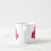  bloemenroze rozen tweelingzussen identiek espresso kop (Achterkant)