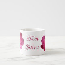  bloemenroze rozen tweelingzussen identiek