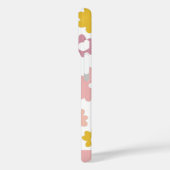  bloemenroze van de jaren zeventig van de vorige e Case-Mate iPhone case (Achterkant / Links)