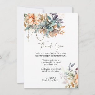 Bloemenrozenkrans foto begrafenis condoleance symp bedankkaart